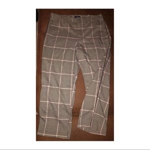 Tan Plaid Pants